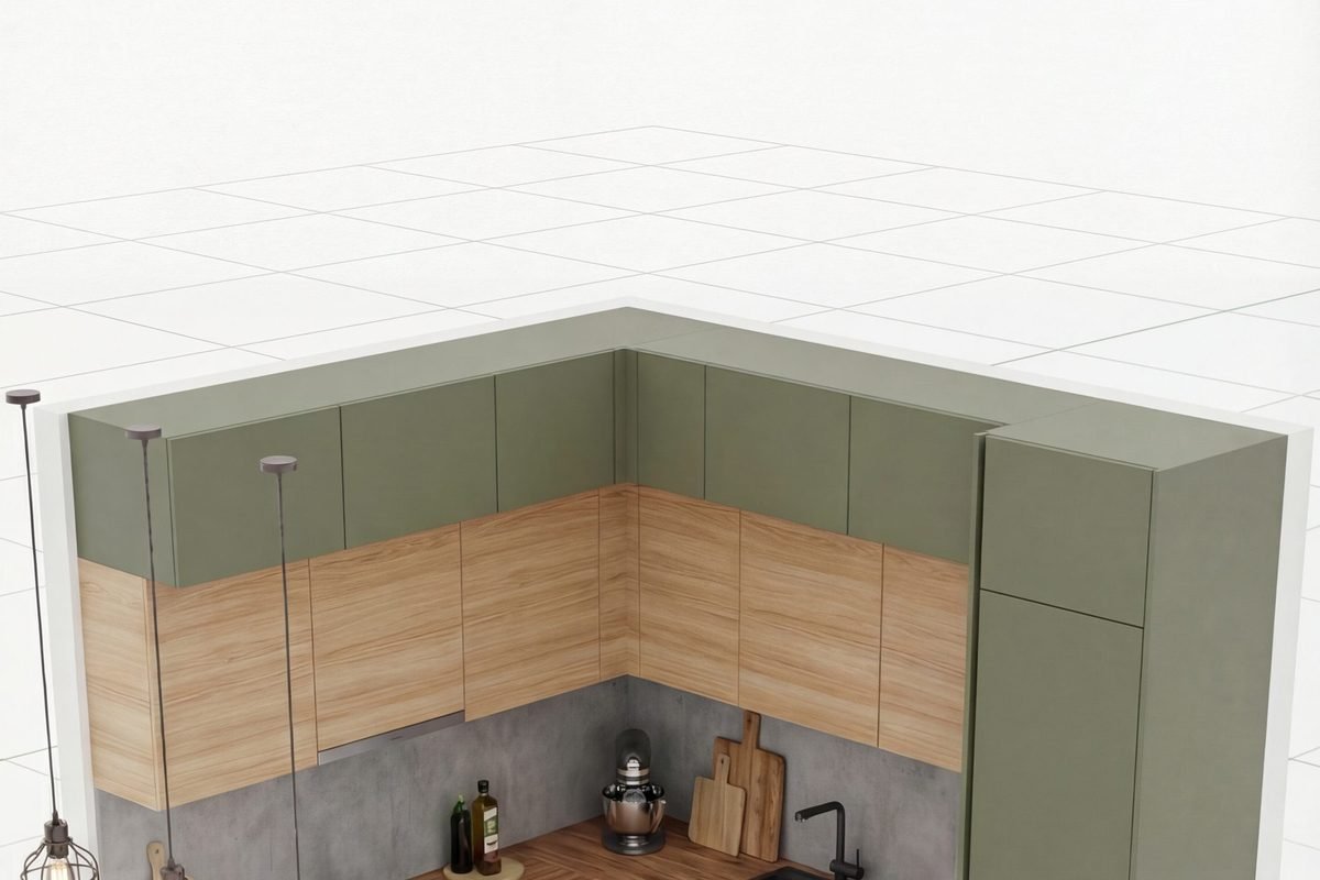 Модерна кухня по мярка с качествени материали и оптимално разпределение